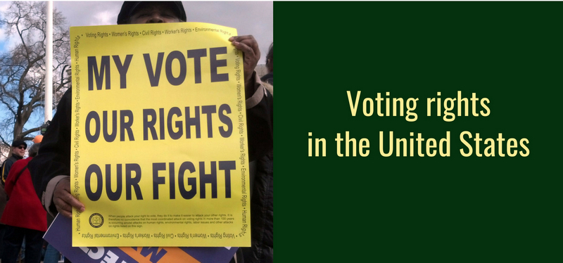 Voting rights in the United States